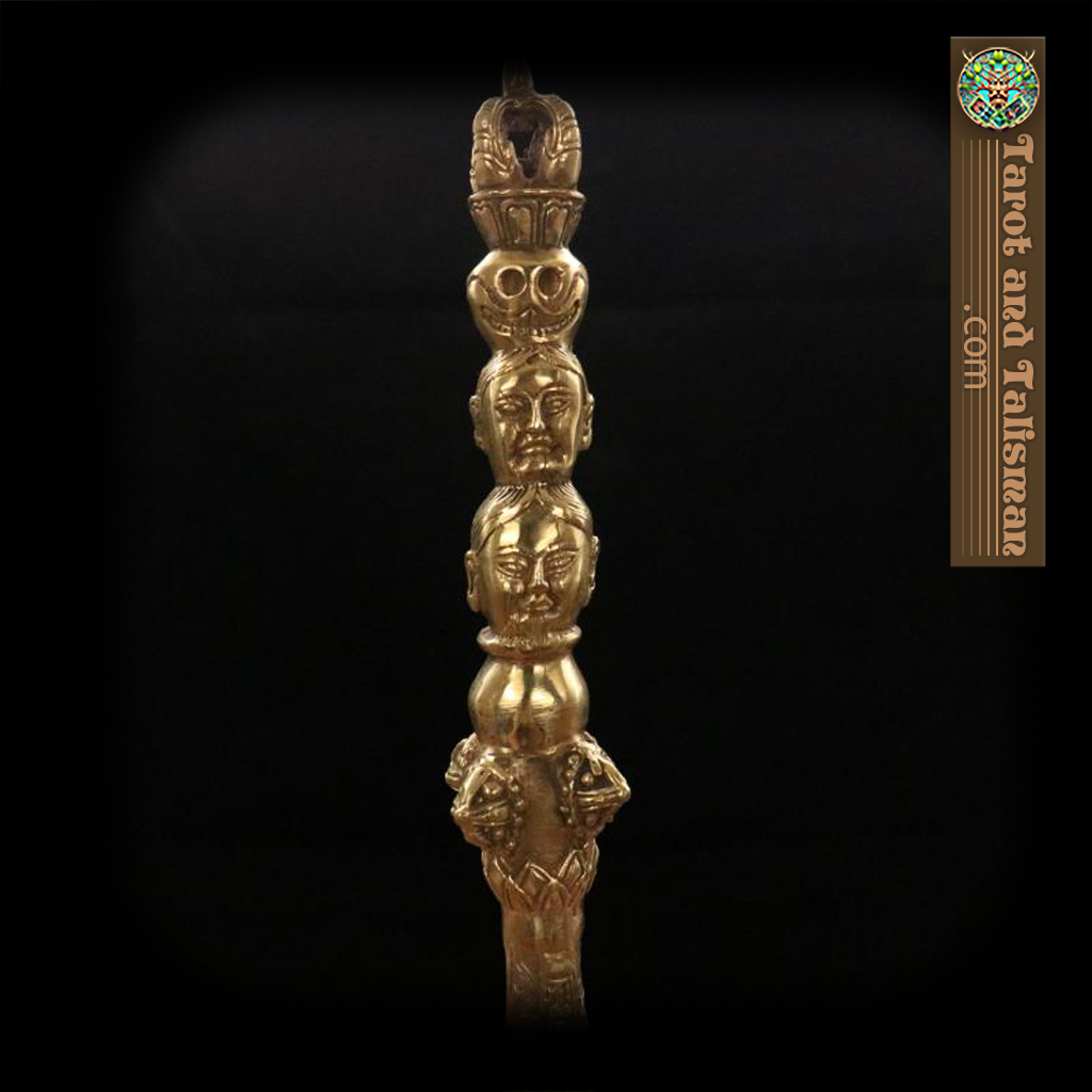 Tibetan Vajra Scepter - Copper 