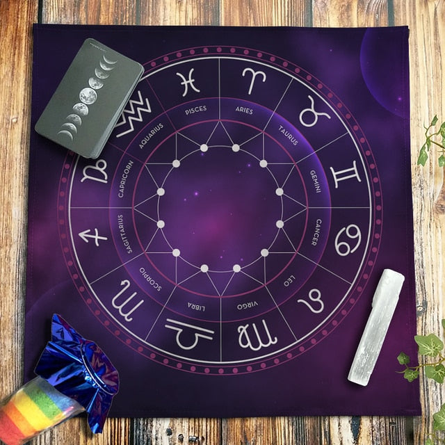 Mystic Horizons Zodiac Divination Tablecloths