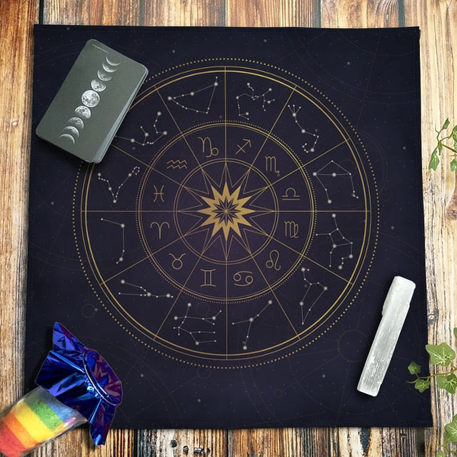 Mystic Horizons Zodiac Divination Tablecloths