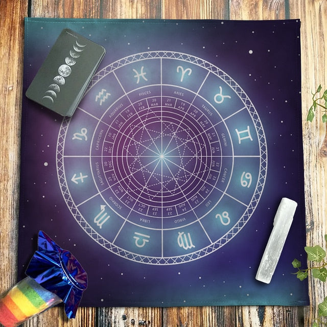 Mystic Horizons Zodiac Divination Tablecloths