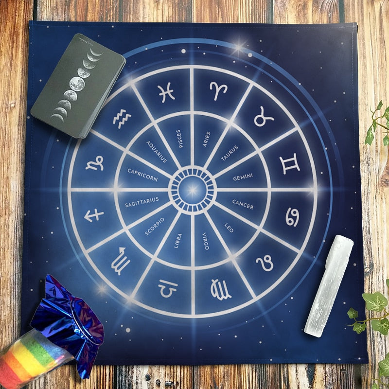 Mystic Horizons Zodiac Divination Tablecloths